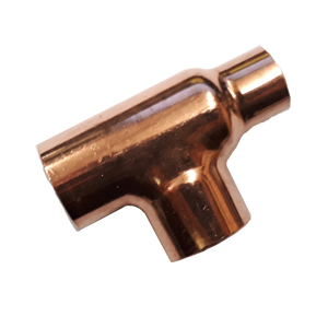 End Feed Reducing Tee - 22mm x 15mm x 22mm